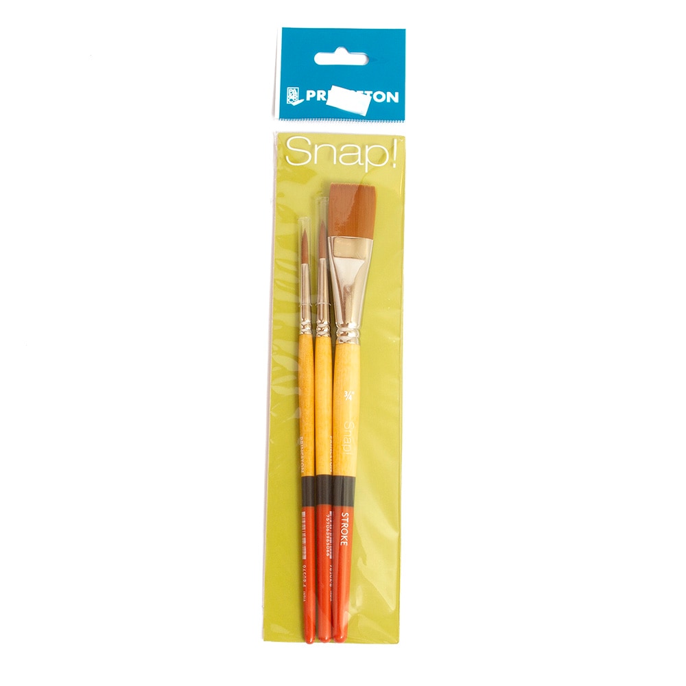 Princeton, Brush Set, Art & School, Snap, Golden Taklon, Brush, Set 2, 402185